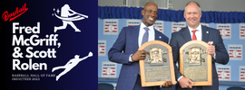  Fred McGriff and Scott Rolen MLB 2023HOF  Inductees