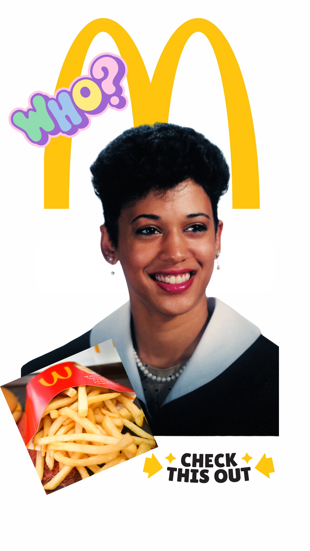 kamala harris worked at mcdonalds